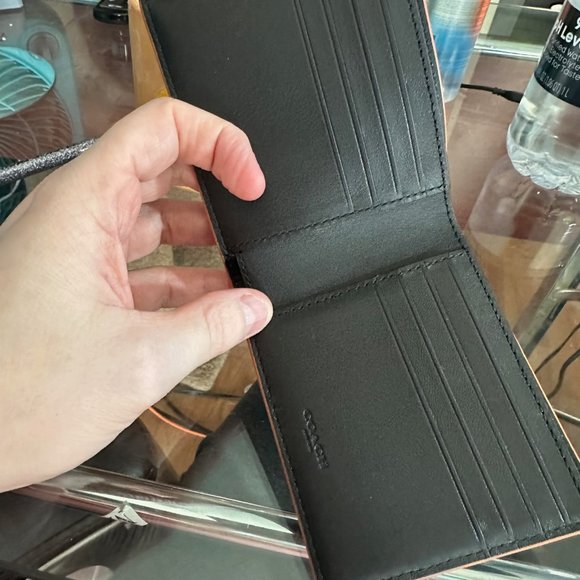 Men's Coach Wallet (Black/Grey) - Picture 2 of 2